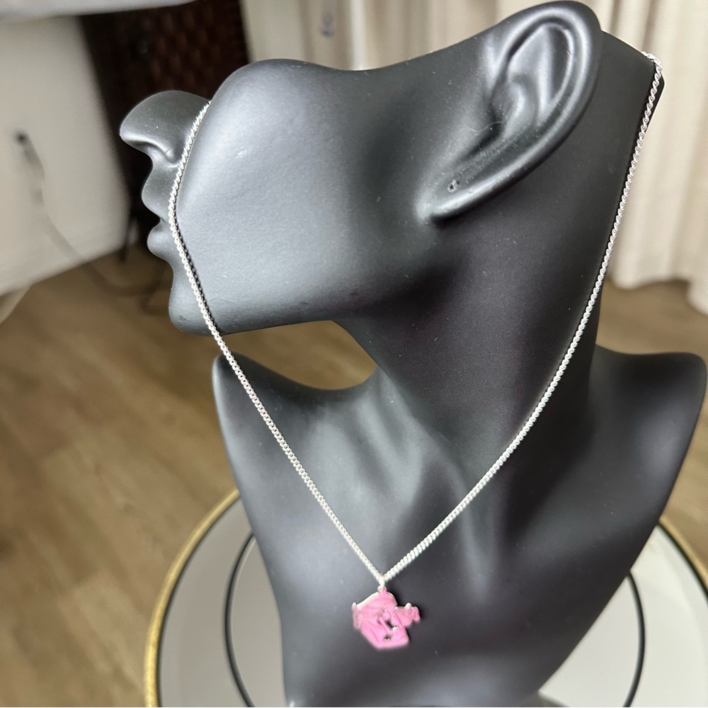 Sterling Silver 925 Necklace Mother & Daughter Pendant - Picture 12 of 12